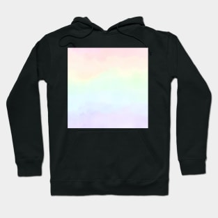 Rainbow Pastel Watercolor Gradient Hoodie